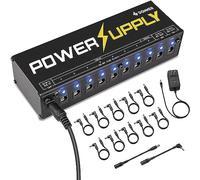 MELARQT Donner Dp-1 - Alimentatore di rete per chitarra (10 uscite DC isolate) per 9 V/12 V/18 V