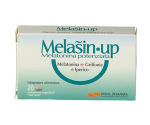 Melasin-Up Melatonica potenziata equilibrio del sonno e benessere mentale 20 compresse