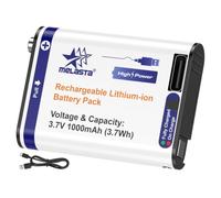 melasta per Petzl Batteria Ricaricabile Core 3,7V 1000mAh | Batteria Compatibile con Petzl E99ACA, TIKKINA, TIKKID, Tikka, ZIPKA, ACTIK, ACTIK Core, TACTIKKA, IKO