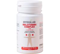 Melatonina 1 Mg Complex per Dormire, Con ADENOSINA E GLICINA | Effegilab | (90 C