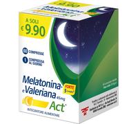 MELATONINA ACT 1MG + VALERIANA + 5 FORTE COMPLEX 60 COMPRESSE