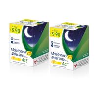 Melatonina Act + Forte 5 Complex e Valeriana, Integratore Alimentare, 2x60