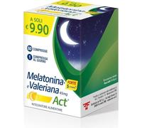 Melatonina Act + Forte 5 Complex, Integratore Alimentare, 60 Compresse