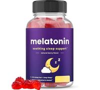 Melatonina per adulti - Supporta un sonno ristoratore e cicli di sonno sani, aiuto naturale per dormire con sapore vegano di frutti di bosco