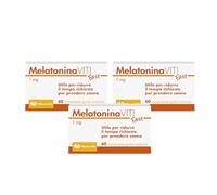 Melatonina Viti - Fast, 1 mg di Melatonina, 3x60 Compresse al Gusto Arancia, Integratore per il Sonno, Può ridurre il tempo per Prendere Sonno, Aiuta a Dormire, Senza Glutine