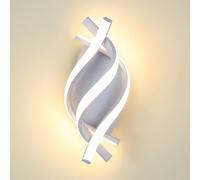 MELAYR Applique da Parete Interno Moderna 21W, 3000K LED Lampada da Parete Interno 2100lm CRI≥80, Plafoniere da Parete per Soggiorno, Camera da Letto, Corridoio, Scale e Lampada da Comodino Bianco