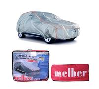 Melber Telo protettivo grandine, misura L, per auto e SUV, impermeabile, 480 x 178 x 119 cm, colore argento