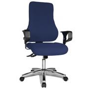 MELBOURNE AL X3 - Sedia da ufficio professionale Blu tessuto
