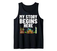Melbourne Australia City Skyline Mappa Viaggio Canotta