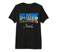 Melbourne Australia Maglietta Premium