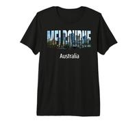 Melbourne Australia Viaggi Maglietta Premium