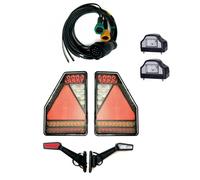 Melbox Set Luci LED Rimorchio Connettore Bajonett 5 PIN Cavo 7m