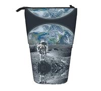 Melbrakin Astronauta Astuccio telescopico Portapenne Telescopico Astuccio Borsa Cancelleria, per ufficio scolastico, Natale2, Taglia unica, Organizer per borse