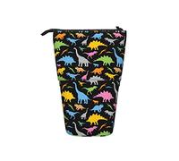 Melbrakin Astuccio per matite Dinosauro infantile Dino Penna Telescopica Supporto per cancelleria Supporto per custodia Materiale scolastico per studente Artista Infermiera d'ufficio