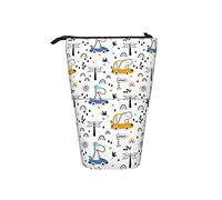 Melbrakin Astuccio per matite Dinosauro infantile Dino Summer Driver Pen Supporto telescopico Supporto per cancelleria Custodia Materiale scolastico per Studente Artista Ufficio Infermiere