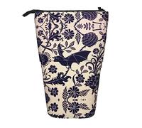 Melbrakin Astuccio telescopico con stampa pipistrello Portapenne Telescopico Astuccio Borsa Cancelleria, per ufficio scolastico, Natale2, Taglia unica, Organizer per borse