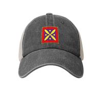 Melbrakin Berretto da Baseball Derafsh Kaviani con Bandiera del Tardo Impero sasanide, Cappellino da Camionista per Uomo e Donna