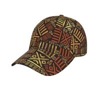 Melbrakin Cappelli africani Carini, Berretto da Baseball Tribale Africano per Uomo e Donna, Regolabile, con Chiusura Snapback, Ispirato all'arte Africana.