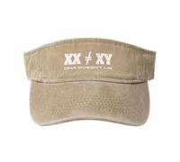 Melbrakin Cappelli Sportivi con Visiera Parasole Sport Xy Non è uguale a XX Cappellini da Baseball con Parte Superiore Vuota per Uomo e Donna