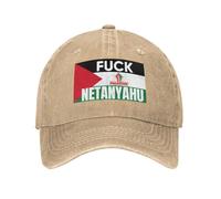 Melbrakin Cappello da Baseball Fanculo Netanyahu per Uomo e Donna in Palestina Libera