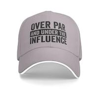 Melbrakin Cappello da Baseball Over Par Under The Influence per Uomo e Donna