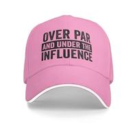Melbrakin Cappello da Baseball Over Par Under The Influence per Uomo e Donna