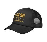 Melbrakin Cappello da Camionista in Rete I Fix Shit cap That's What I Do