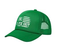 Melbrakin Cappello da Camionista in Rete I Fix Shit cap That's What I Do