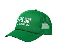 Melbrakin Cappello da Camionista in Rete I Fix Shit cap That's What I Do