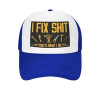 Melbrakin Cappello da Camionista in Rete I Fix Shit cap That's What I Do