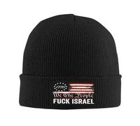 Melbrakin Cappello di Lana Fanculo Israele America Libera da Israele Berretto