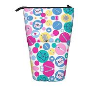 Melbrakin CuteTelescopic Pencil Case Portapenne Telescopico Pencil Pouch Bag Cancelleria, per ufficio scolastico, Natale2, Taglia unica, Organizer per borse