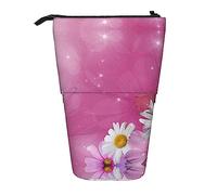 Melbrakin Daisy Astuccio telescopico Portapenne Telescopico Astuccio Borsa Cancelleria, per ufficio scolastico, Natale2, Taglia unica, Organizer per borse
