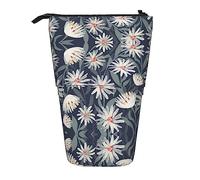 Melbrakin Daisy Astuccio telescopico Portapenne Telescopico Astuccio Borsa Cancelleria, per ufficio scolastico, Natale2, Taglia unica, Organizer per borse