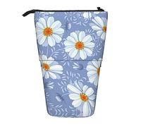 Melbrakin Daisy Blue astuccio telescopico portapenne telescopico astuccio borsa cancelleria, per ufficio scolastico, Natale2, taglia unica, organizer per borse