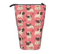 Melbrakin Dog1 Astuccio telescopico Portapenne Telescopico Astuccio Borsa Cancelleria, per ufficio scolastico, Natale2, Taglia unica, Organizer per borse