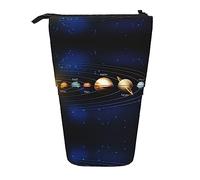 Melbrakin Exploring the Solar System Astuccio telescopico Portapenne Telescopico Astuccio Borsa Cancelleria, per ufficio scolastico, Natale2, Taglia unica, Organizer per borse