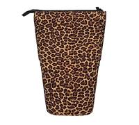 Melbrakin Fantastico astuccio per matite leopardo ghepardo, astuccio portamatite, astuccio telescopico portamatite portapenne
