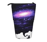Melbrakin Galaxy Space Art Astuccio telescopico Portapenne Telescopico Astuccio Borsa Cancelleria, per ufficio scolastico, Natale2, Taglia unica, Organizer per borse