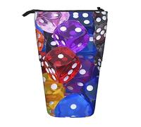 Melbrakin Giochi Dadi Set Astuccio telescopico Portapenne Telescopico Astuccio Borsa Cancelleria, per ufficio scolastico, Natale2, Taglia unica, Organizer per borse