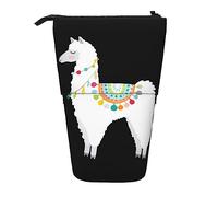 Melbrakin Llama Astuccio telescopico Portapenne Telescopico Astuccio Borsa Cancelleria, per ufficio scolastico, Natale2, Taglia unica, Organizer per borse