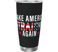Melbrakin Make America Straight Again Bicchiere da caffè in acciaio inossidabile con isolamento sotto vuoto da 20 once Tazza da acqua da viaggio