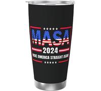 Melbrakin Masa Make America Straight Again Bicchiere da caffè in acciaio inossidabile con isolamento sotto vuoto da 20 once Tazza da acqua da viaggio