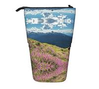 Melbrakin Mountains Astuccio telescopico Portapenne Telescopico Astuccio Borsa Cancelleria, per ufficio scolastico, Natale2, Taglia unica, Organizer per borse