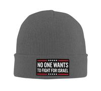 Melbrakin Nessuno Vuole Combattere per Israele Cappello Libera l'America da Israele Cappello Cappelli Invernali Berretto per Uomo e Donna