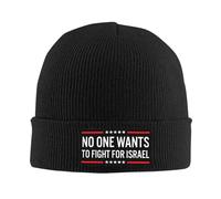 Melbrakin Nessuno Vuole Combattere per Israele Cappello Libera l'America da Israele Cappello Cappelli Invernali Berretto per Uomo e Donna