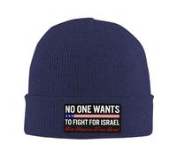 Melbrakin Nessuno Vuole Combattere per Israele Cappello Libera l'America da Israele Cappello Cappelli Invernali Berretto per Uomo e Donna