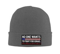 Melbrakin Nessuno Vuole Combattere per Israele Cappello Libera l'America da Israele Cappello Cappelli Invernali Berretto per Uomo e Donna