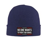 Melbrakin Nessuno Vuole Combattere per Israele Cappello Libera l'America da Israele Cappello Cappelli Invernali Berretto per Uomo e Donna