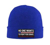 Melbrakin Nessuno Vuole Combattere per Israele Cappello Libera l'America da Israele Cappello Cappelli Invernali Berretto per Uomo e Donna